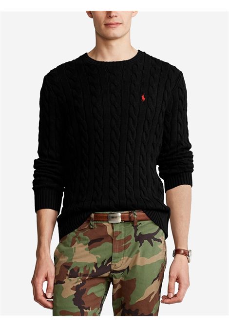 Maglia Treccia in cotone Polo Ralph Lauren POLO RALPH LAUREN | Maglieria | 710775885012